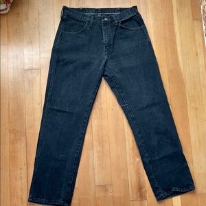 Rustler Vintage Men's Black Distressed Jeans